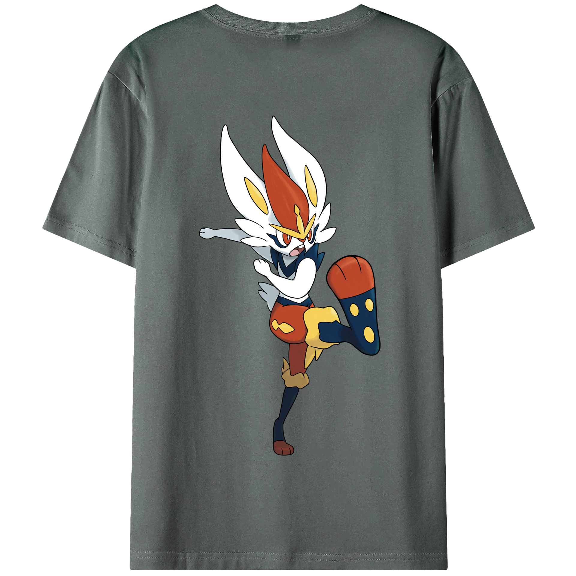 （画像用） ポケットモンスター Pokémon 綿100％半袖Tシャツ（背面プリント）